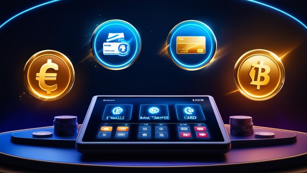 Betaalmethoden en verwerkingstijden naast elkaar in een donker casino-dashboard